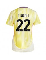 Juventus Timothy Weah #22 Vieraspaita Naisten 2024-25 Lyhythihainen